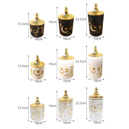 Hammered Texture Closed Bottles Set For Store Office-Clear 2