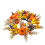 Yellow Plastic Candle Ring Garland with Pumpkins and 2