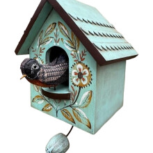 Kinetics Art Vogelhaus-Wanddekoration mit 11-STYLE4