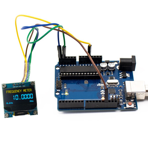 High Precise Radio Frequency Counter with 0.96 Inch Clear 1