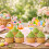 Easter Bunny Cupcake Toppers 12 Pcs 7