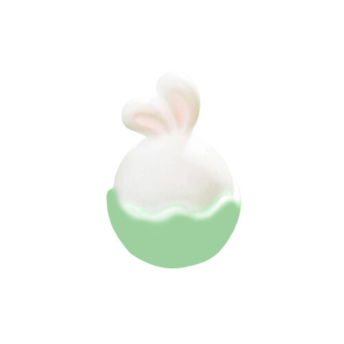 Miniature Bunny Rabbit Resin Figurine Set 2 pcs 1