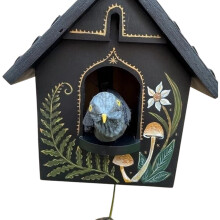 Artistic Kinetics Art Holz-Vogelhaus-Wanddekoration,-STYLE6