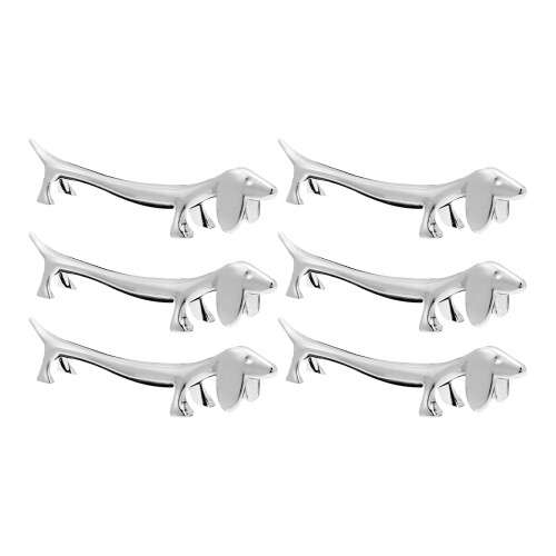 24Stk Dekorativer Essstäbchenhalter Silber Besteck Organizer
