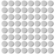 500Pcs White Paper Cup Covers Stackable Drinking Cup Lids for Cafes