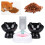 Type2 3-in-1 Ciotola per cibo e acqua per gatti, 13 cm 15