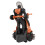 Voiture robot transformable orange - 3 piles AA 12