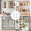 60pack Transparents Plastic Shelf Pin for 3/4 In Thick Cabinet 5