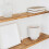 60pack Transparents Plastic Shelf Pin for 3/4 In Thick Cabinet 6