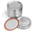 Pack of 60 Mason Jar Lids with Writeable Surfaces for-70mm 5