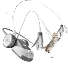 USB Rechargeable Automatic Remote Mouses Sleep Mode Food-Gray