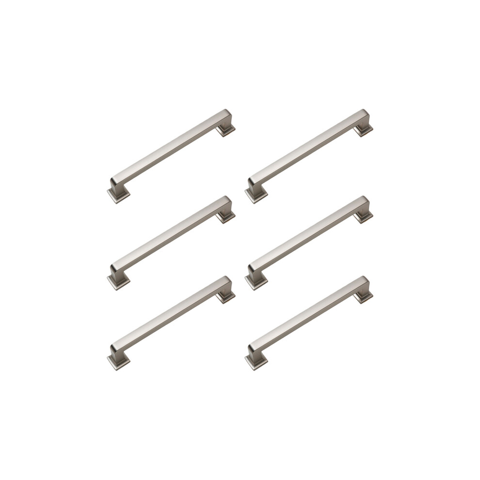 Premium Zinc Drawer Handles Offering Smooth-Silver 128 7754004132801