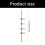 Bathroom Rack Designed for Adjustable Hook and Drain-Black 3