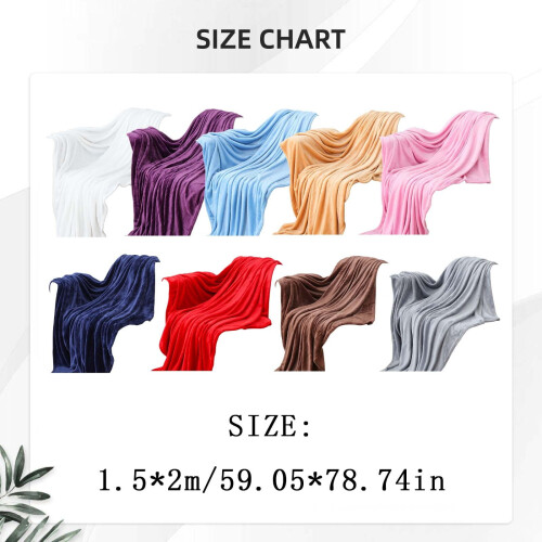 Pink Fleece Throw Blanket 59x79 in 2