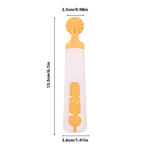 Decorative Rolling Cutter Set - Serrated Edge Baking Tool for Cake Decorate and Dough Pattern Cut 2