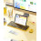 CTU-301 Bluetooth+2.4G Keyboard & Mouse Combo w/ Tablet Holder, compatible with iPad/MacBook/Windows/iOS/Android — Yellow 8
