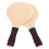 8Pièces Paddle Bois Pour Pickleball, Confortable Précis 1