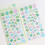 3D Raised Sticker Four Leaf Grass Musical Symbol-blue note 5