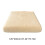 Κίτρινο Σεντόνι Milk Velvet με Εφαρμοστή Σόλα 120x200εκ. 3
