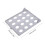 Polypropylene Expandable Clothing Sorter Plastic Closet-Gray 25 4