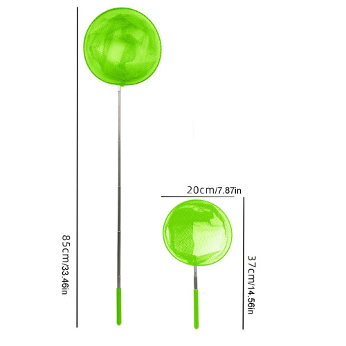 Retractable Pool Net with Extendable Handle – Easy Debris Removal for Backyard Pools & Patios, Compatible with Standard Pool Systems 1