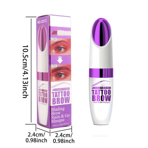 Τζελ φρυδιών μακράς διαρκείας0,35Oz αδιάβροχο, ανθεκτικό στο μουτζούρωμα και τον 2