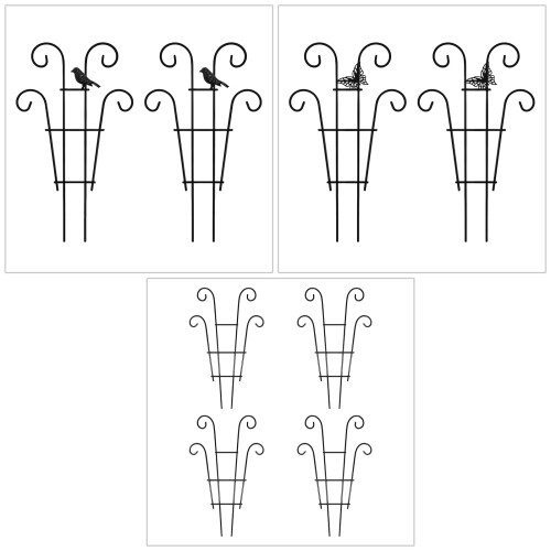 Treillis de bordure de jardin, Support pour plantes-C 2