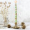 Vela longa estampada – Decoração romântica para casa e festas 4
