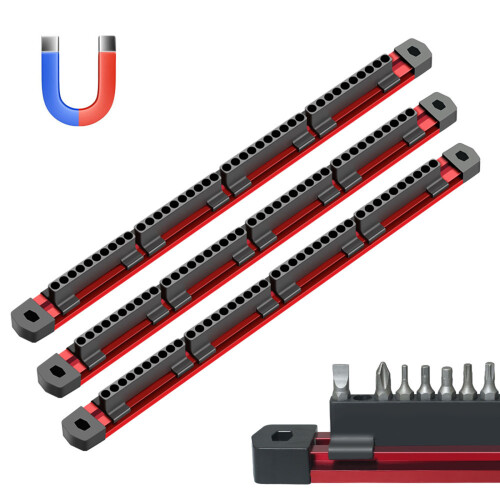Professional 12 Slot Magnetic Screwdriver Bit Storage-5 pack 2