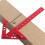 Ergonomic Woodworking Rulers with Centering &-Blue I mperial 6
