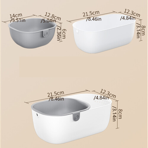 Panier de nettoyage de riz à Double couche, égouttoir de-2 1