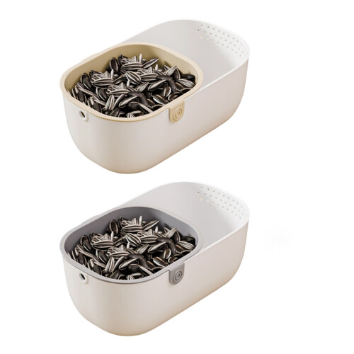 Drain de légume de fruit de panier de nettoyage de riz de-2 2