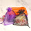 Halloween organza presentpåsar för godis, 12 st 4