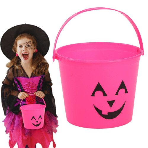 Halloween Jack O'Lantern godteribøtte i plast 1