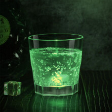 LED Light-Up Drinking Glasses 12 oz Plastic Tumbler