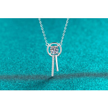 Colier personalizat din argint 925 cu 1 caracter – Luxos, simplu și elegant, perfect pentru purtare zilnică și pentru orice ținută