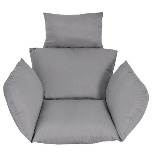 Almofada para cadeira de balanço com apoio de cabeça, grossa e macia (1 peça).