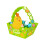 Easter handheld baskets bunny egg gift boxes12pcs 4