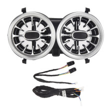 For - A-Class W177 2019-2024 64 Colors Rear Air Conditioner Outlet LED Ambient Light Lamp Turbine Air Vent