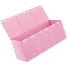 Safe Cloth Kids Toy Storage Bin With Reinforced Handles-Pink