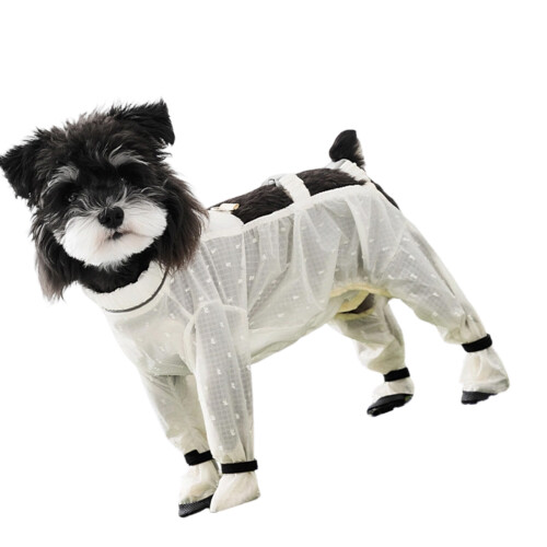 Protective Dog Pants Full Coverage Waterproof Suspenders with-S