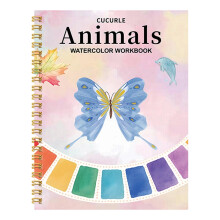 Twin Wire Binding Watercolor Sketching Book for-Butterfly