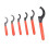 6 Unit High Carbon Steel Hook Spanner Set For Water System Cover 1