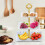Tiered Serving Tray Cake Stand Rustic Multi-Use Display 3
