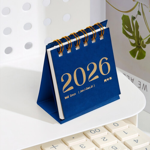 2026 Creative Mini Desk Calendar Decorations-lemon yellow 2