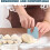 5 Pcs Pot Scraper Plastic, Pot Scraper Non Scratch for Cast Iron, Pot and Pan Cleaning, Sturdy Scraper Kitchen Tool-Aqua 7