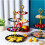 3όροφη βάση για cupcakes, μεγάλη στρογγυλή βάση για επιδόρπια, πύργος, βάση 5