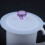 Silicone Diamond Cup Cover for Hot Cups White 1 Pack 3