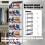 Sturdy Clear Door Mounted Organizers 6 Sections Secure 2