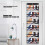 Sturdy Clear Door Mounted Organizers 6 Sections Secure 3